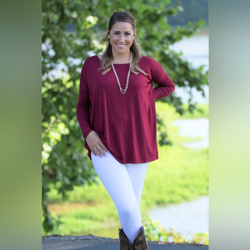 PIKO Clothing - Long Sleeve Piko Top / Black / Size Small